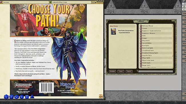 Fantasy Grounds - New Paths Compendium - Expanded Edition