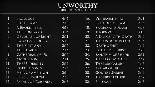 Unworthy - Soundtrack
