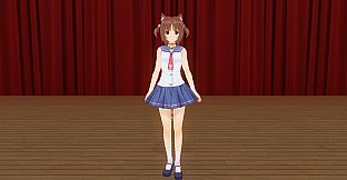 CUSTOM ORDER MAID 3D2 × NEKO WORKS: NEKOPARA - Azuki casual clothes & maid clothes set