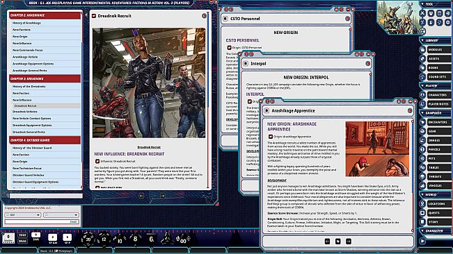 Fantasy Grounds - G.I. JOE Roleplaying Game Intercontinental Adventures: Factions in Action Vol. 2