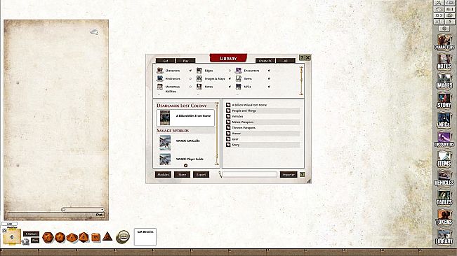 Fantasy Grounds - Deadlands Lost Colony: A Billion Miles from Home!