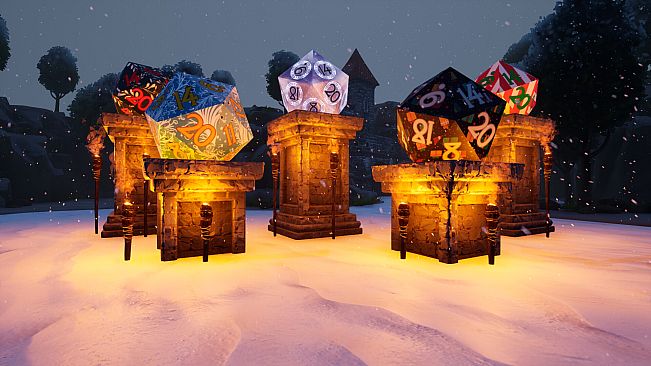 Game Master Engine - Winter's Gift Dice Pack