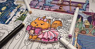 FIND KITTENS 11: Dollhouse - Coloring Book