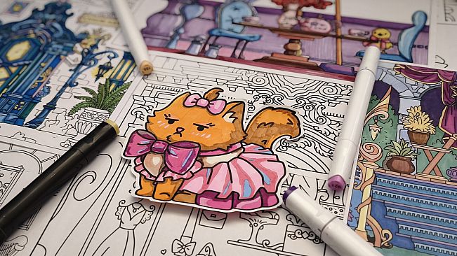 FIND KITTENS 11: Dollhouse - Coloring Book