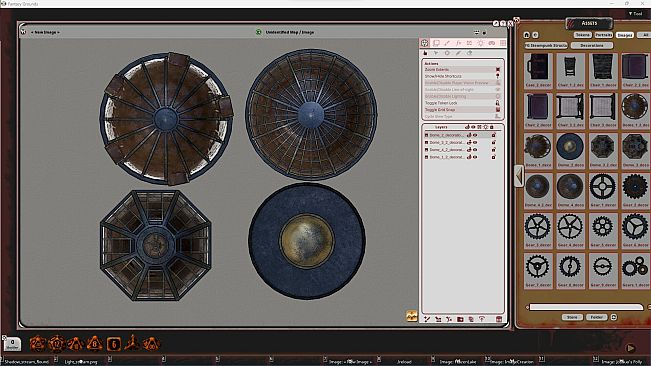 Fantasy Grounds - FG Steampunk Structures Map Pack