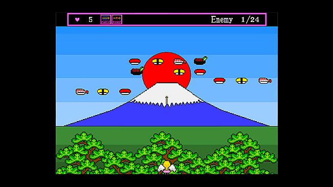 Angel and Devil,ninja,sushi,tempura,panda and the statue of liberty