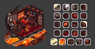 Mini Cozy Room : Lo-Fi - Halloween Pack