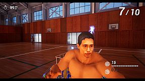A game that saves the muscles caught in the ceiling of the gymnasium
