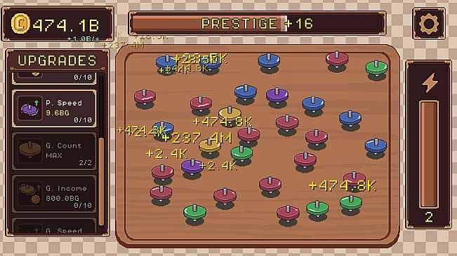 Spin Top Idle