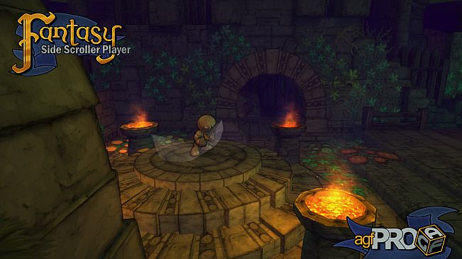 Axis Game Factory's AGFPRO Fantasy Side-Scroller Player