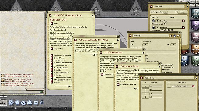 Fantasy Grounds -  Mini-Dungeon #002: Hobgoblin Lair (PFRPG)