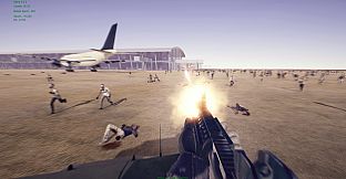 Minigun VS Swarms of the Zombie Apocalypse Simulator