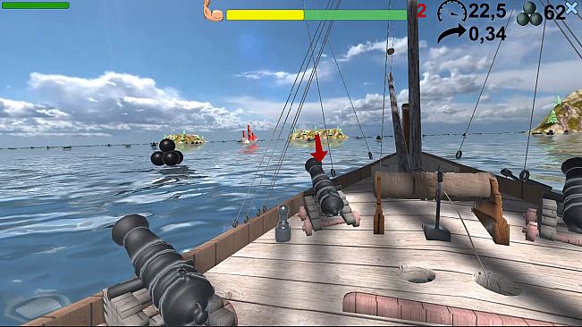 Pirates. Naval battle