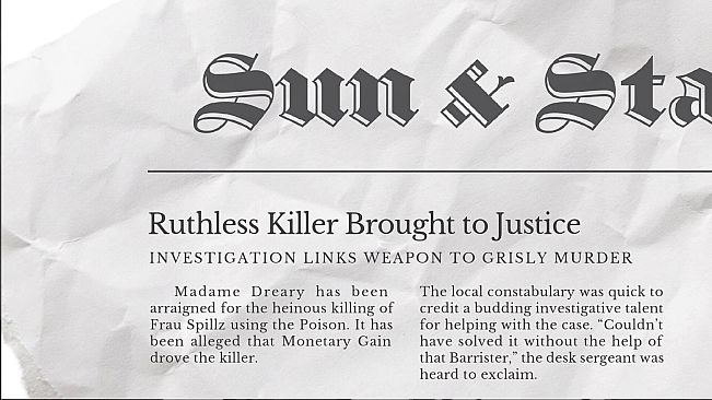 A Matter of Murder: Second Stab