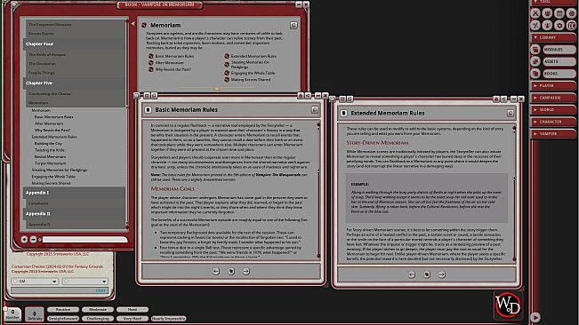Fantasy Grounds - Vampire: The Masquerade - In Memoriam