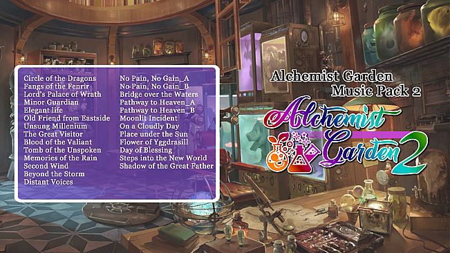ACTION GAME MAKER - Alchemist Garden Music Pack2