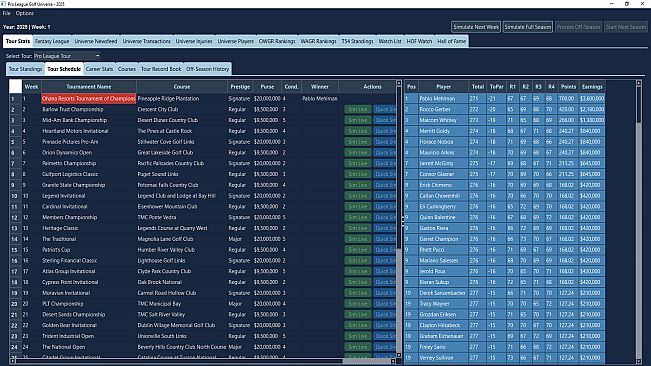 Pro League Golf Simulator