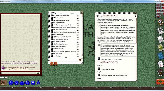 Fantasy Grounds - CoC: Trail of Tsathogghua