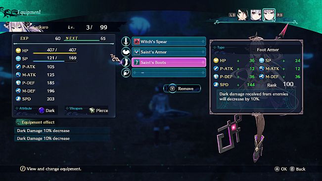 Dragon Star Varnir High Class Armor Set for 3