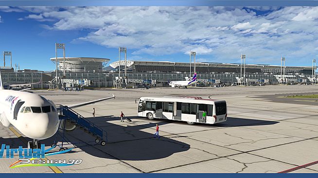 X-Plane 11 - Add-on: Aerosoft - SCEL Intl. Airport & Santiago City 2020