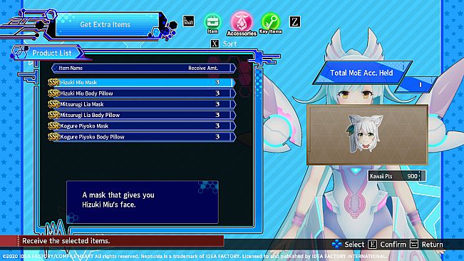 Neptunia Virtual Stars - WACTOR Pack