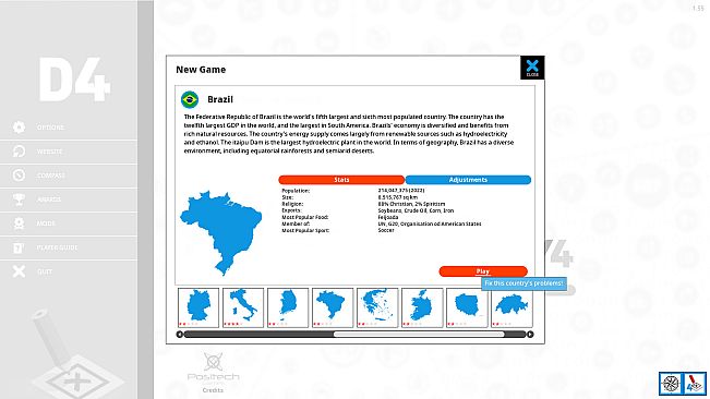 Democracy 4 - Country Pack