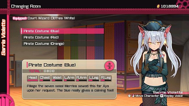 Bullet Girls Phantasia - Costume Set: Pirate Costumes