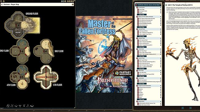 Fantasy Grounds - Pathfinder RPG - Pathfinder Module: Master of the Fallen Fortress