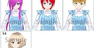 RPG Maker 3D Character Converter - Gee-kun-soft character 04 Maid clothes