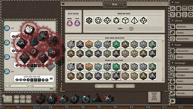 Fantasy Grounds - Knots of Fate Dice Pack