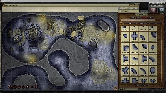 Fantasy Grounds - FG Underground Map Pack