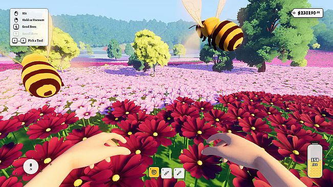 A Game About Bees, Flowers and Vacuum