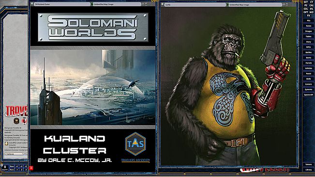 Fantasy Grounds - Solomani Worlds: Kurland Cluster