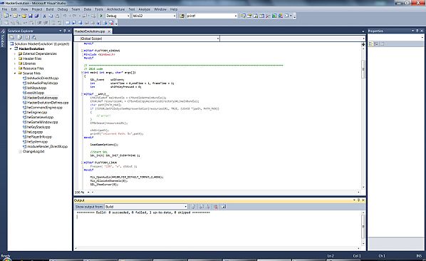 Hacker Evolution Source Code