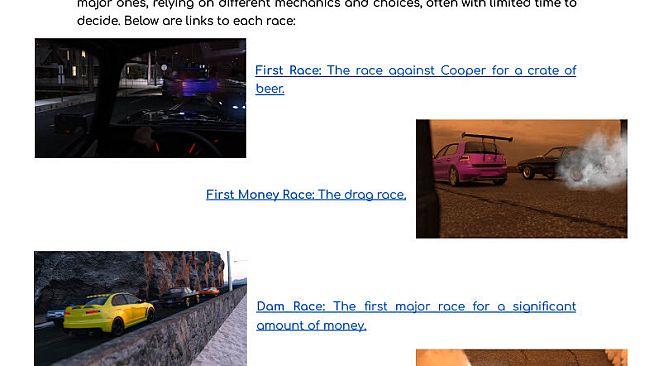 Race of Life Act 1 - Official Walkthrough