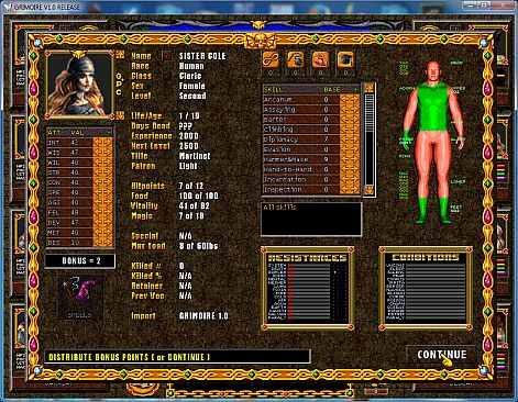 Grimoire : Heralds of the Winged Exemplar (V2)