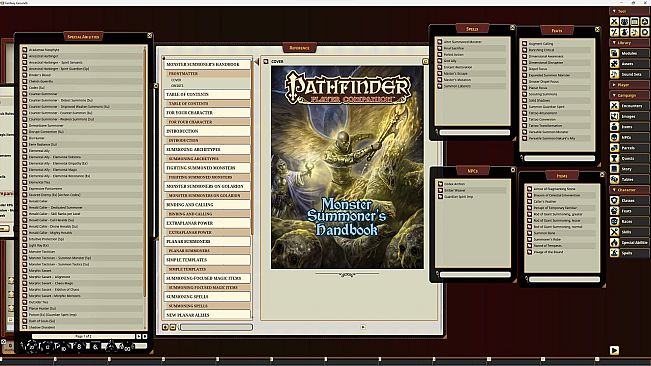 Fantasy Grounds - Pathfinder RPG - Pathfinder Companion: Monster Summoner's Handbook