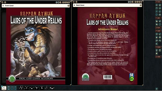 Fantasy Grounds - Rappan Athuk: Lairs of the Under Realms (5E)