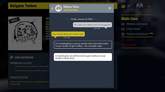 French Crime Detective Game