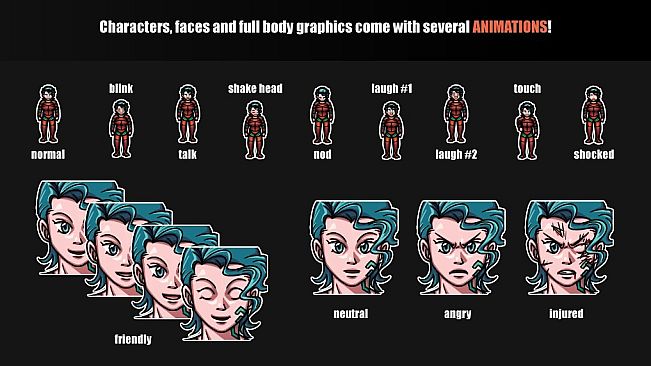 RPG Maker MZ - Rinobers Futuristic Characters