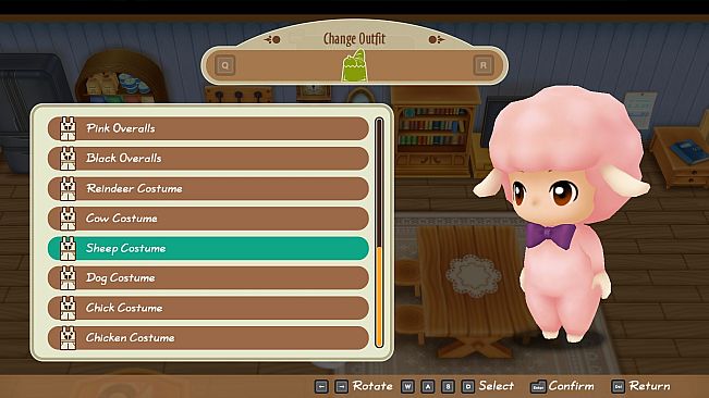 STORY OF SEASONS: Friends of Mineral Town - Sheep Costume