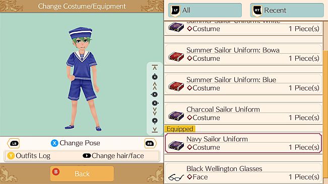 Summer Sailor Set - WorldNeverland - Daily Life in the Elnea Kingdom - Another Life Adventure