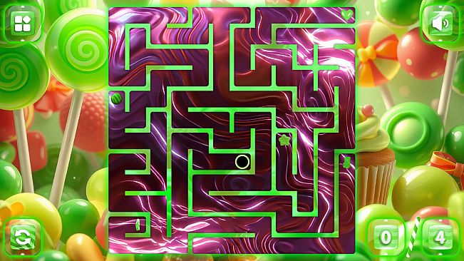 Sweetie Candy Maze: Green Apple