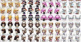 RPG Maker MZ - Fantasy Heroine Character Pack 8