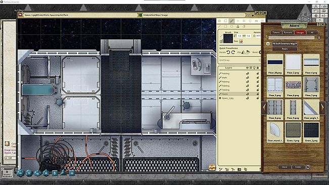 Fantasy Grounds - Fantasy Grounds Scifi Interiors Map Pack