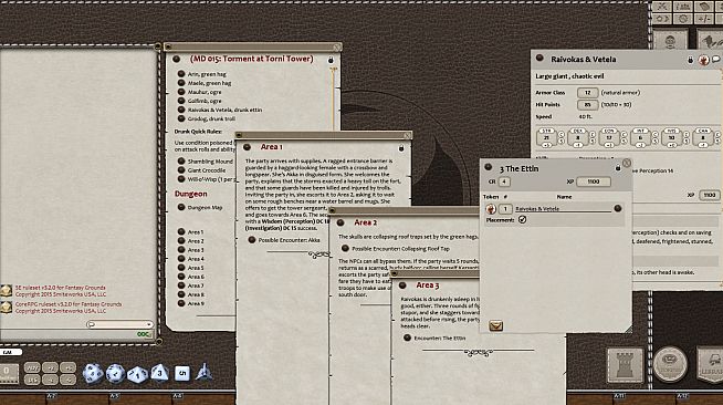 Fantasy Grounds - Mini-Dungeon #015: Torment at Torni Tower (5E)