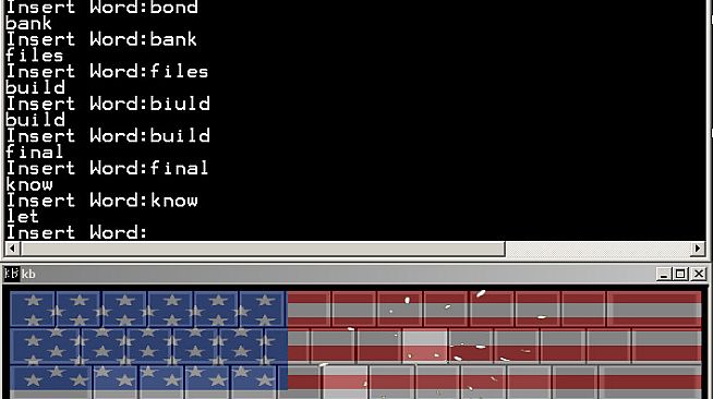 Touch Typing Home Row Speed Grinder - USA American Skin