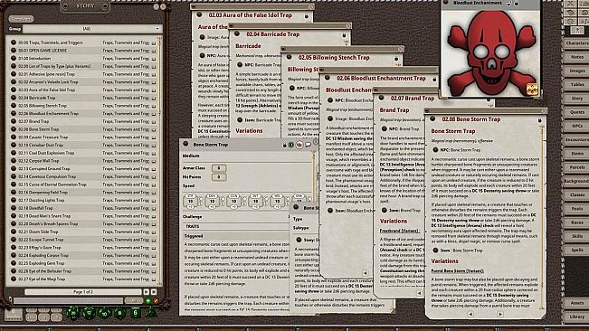 Fantasy Grounds - Traps, Trammels, and Triggers - Nefarious Devices for 5E