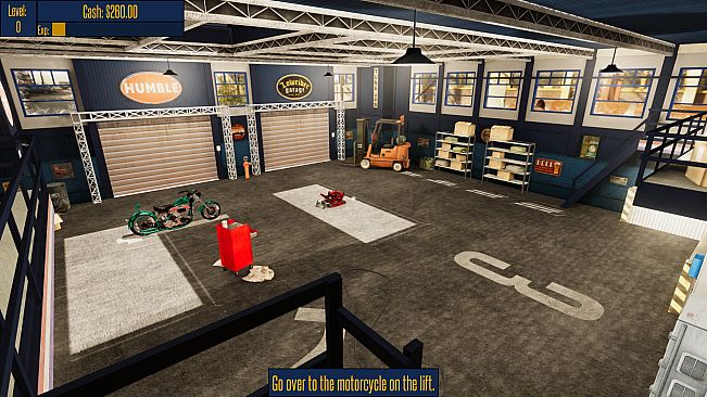 Motorbike Garage Mechanic Simulator