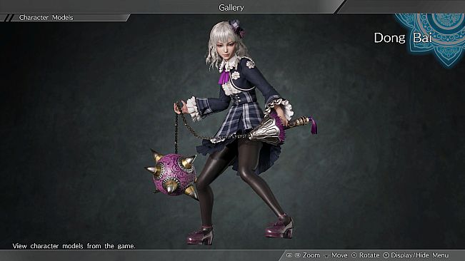 DYNASTY WARRIORS 9: Dong Bai (Cutesy Goth Costume) / 董白 「ゴスロリ制服風コスチューム」
